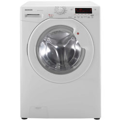 Hoover WDYN8154D Freestanding Washer Dryer, 8kg Wash/5kg Dry Load, B Energy Rating, 1400rpm Spin, White